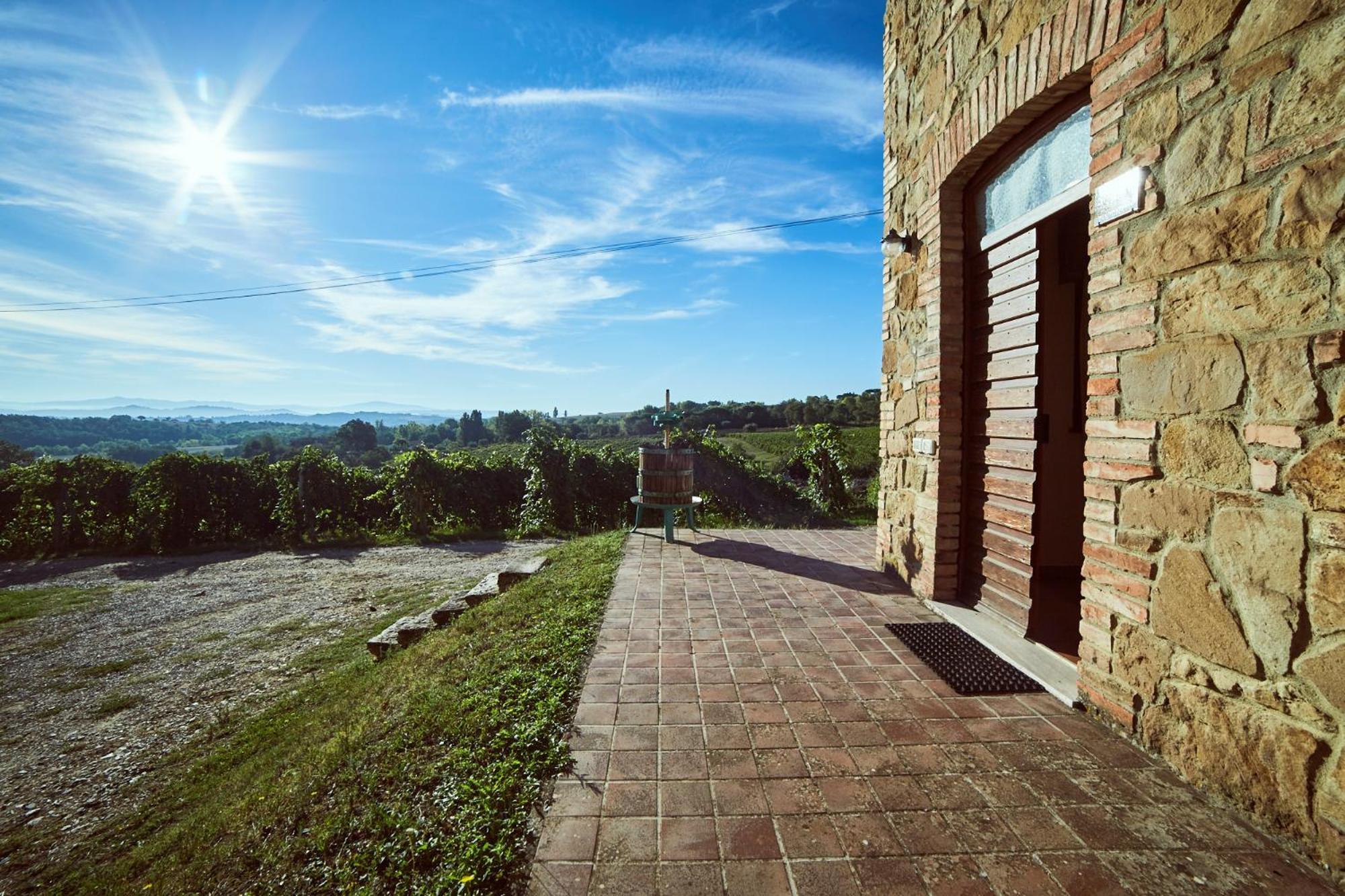Agriturismo Palazzo Bandino - Wine Cellar, On Reservation Restaurant And Spa เคียนเชียโนแตร์เม ภายนอก รูปภาพ